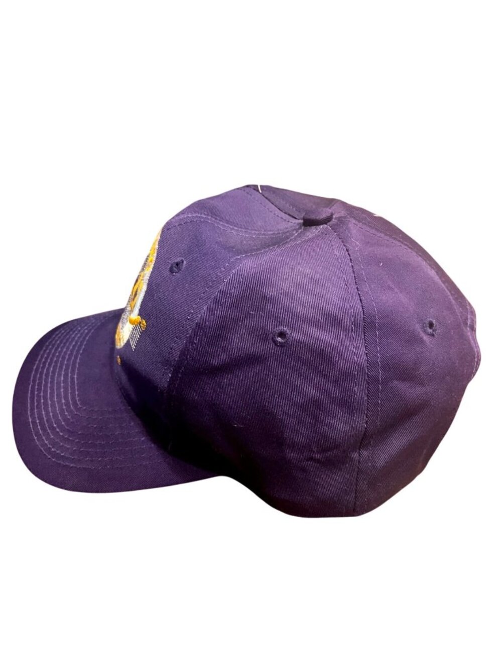 Vtg The Game LSU Fighting Tigers NOS Snapback Hat Embroidered Round Logo - Picture 6 of 8